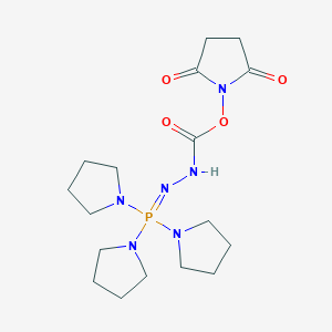 2,5-Dioxopyrrolidin-1-yl 2-(tri(pyrrolidin-1-yl)-l5-phosphanylidene)hydrazine-1-carboxylate