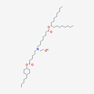 Heptadecan-9-yl 8-((2-hydroxyethyl)(6-oxo-6-((4-pentylcyclohexyl)oxy)hexyl)amino)octanoate