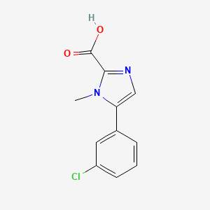 5-(3-Chlorophenyl)-1-methyl-1H-imidazole-2-carboxylic acid