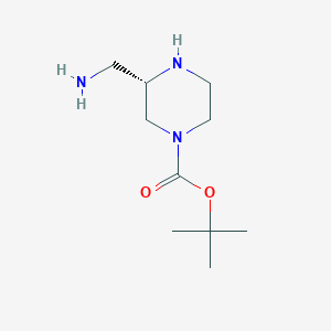 (S)-Tert-butyl 3-(aminomethyl)piperazine-1-carboxylate