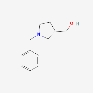 molecular formula C12H17NO B1336027 (1-苄基吡咯烷-3-基)甲醇 CAS No. 5731-17-9