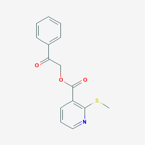 Phenacyl 2-methylsulfanylpyridine-3-carboxylate