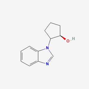 (1R)-2-(1H-Benzo[d]imidazol-1-yl)cyclopentan-1-ol