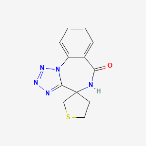 2',3',5,5'-tetrahydro-spiro(tetraazolo[1,5-a][1,4]benzodiazepine-4,4'-thiophene)-6(6H)-one