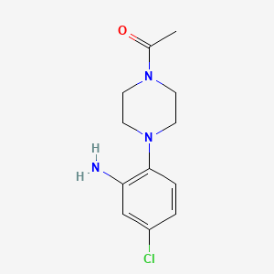 B1336044 2-(4-Acetyl-piperazin-1-yl)-5-chloroaniline CAS No. 890091-78-8