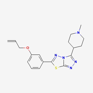 6-[3-(Allyloxy)phenyl]-3-(1-methyl-4-piperidinyl)[1,2,4]triazolo[3,4-b][1,3,4]thiadiazole