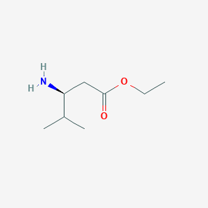B133605 (S)-3-Amino-4-methylpentanoic acid ethyl ester CAS No. 142342-78-7