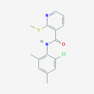 N-(2-Chloro-4,6-dimethylphenyl)-2-(methylthio)nicotinamide