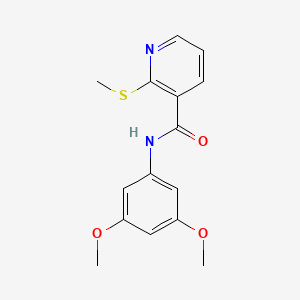 N-(3,5-Dimethoxyphenyl)-2-(methylthio)nicotinamide