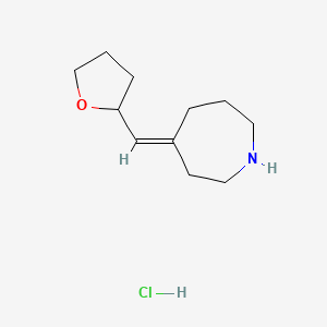 4-((Tetrahydrofuran-2-yl)methylene)azepane hydrochloride