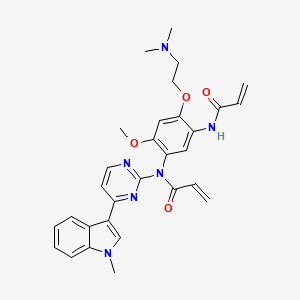 N-(5-Acrylamido-4-(2-(dimethylamino)ethoxy)-2-methoxyphenyl)-N-(4-(1-methyl-1H-indol-3-yl)pyrimidin-2-yl)acrylamide