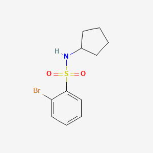 2-bromo-N-cyclopentylbenzenesulfonamide