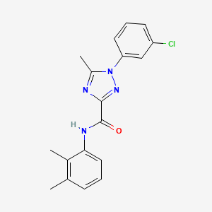 1-(3-chlorophenyl)-N-(2,3-dimethylphenyl)-5-methyl-1H-1,2,4-triazole-3-carboxamide