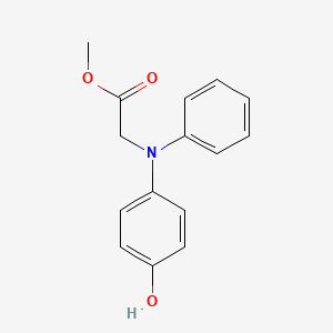 Methyl N-(4-hydroxyphenyl)-N-phenylglycinate