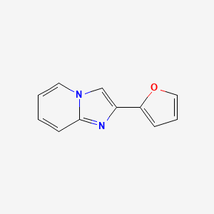 molecular formula C11H8N2O B1336074 2-(呋喃-2-基)咪唑并[1,2-a]吡啶 CAS No. 28795-36-0