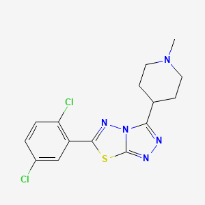 6-(2,5-Dichlorophenyl)-3-(1-methyl-4-piperidinyl)[1,2,4]triazolo[3,4-b][1,3,4]thiadiazole