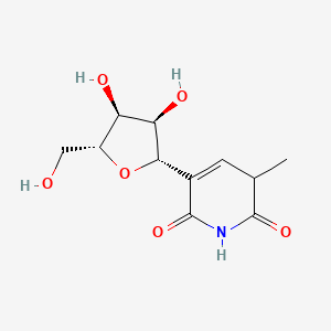 5-((2S,3R,4S,5R)-3,4-Dihydroxy-5-(hydroxymethyl)tetrahydrofuran-2-yl)-3-methylpyridine-2,6(1H,3H)-dione