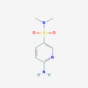 molecular formula C7H11N3O2S B1336086 6-氨基-N,N-二甲基吡啶-3-磺酰胺 CAS No. 627836-23-1