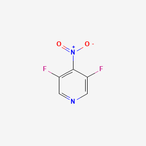 molecular formula C5H2F2N2O2 B13360899 3,5-Difluoro-4-nitropyridine 