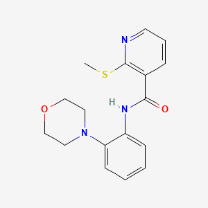 2-(Methylthio)-N-(2-morpholinophenyl)nicotinamide