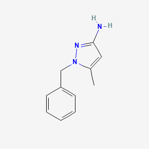 molecular formula C11H13N3 B1336094 1-benzyl-5-methyl-1H-pyrazol-3-amine CAS No. 956729-47-8