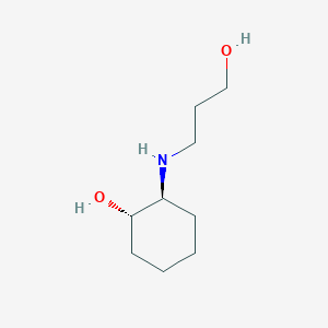 (1S,2S)-2-((3-Hydroxypropyl)amino)cyclohexan-1-ol