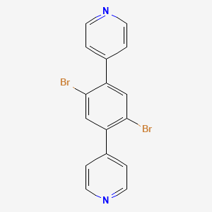 4,4'-(2,5-Dibromo-1,4-phenylene)dipyridine