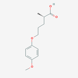 (S)-5-(4-Methoxyphenoxy)-2-methylpentanoic acid