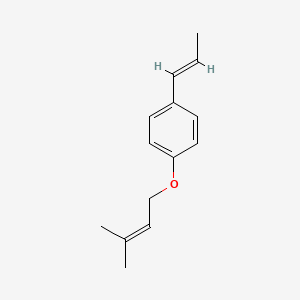 molecular formula C14H18O B1336113 茴香油精，(E)- CAS No. 78259-41-3