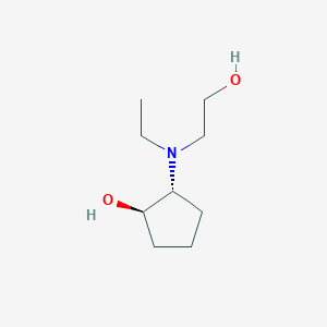 (1R,2R)-2-(Ethyl(2-hydroxyethyl)amino)cyclopentan-1-ol