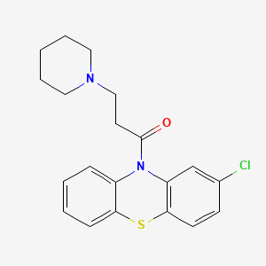 1-(2-chloro-10H-phenothiazin-10-yl)-3-(piperidin-1-yl)propan-1-one