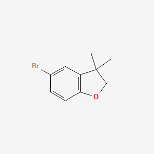 B1336115 5-Bromo-3,3-dimethyl-2,3-dihydrobenzofuran CAS No. 68505-84-0