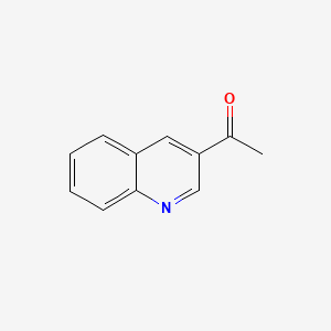 molecular formula C11H9NO B1336125 1-(喹啉-3-基)乙酮 CAS No. 33021-53-3