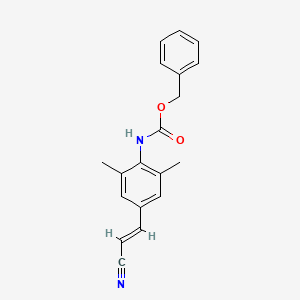 Benzyl (E)-(4-(2-cyanovinyl)-2,6-dimethylphenyl)carbamate