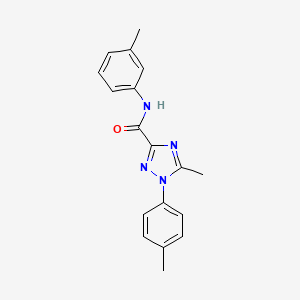 5-methyl-N-(3-methylphenyl)-1-(4-methylphenyl)-1H-1,2,4-triazole-3-carboxamide