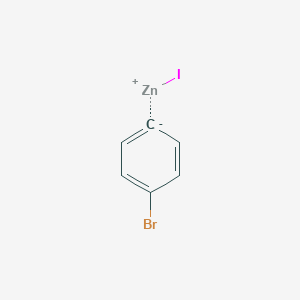 molecular formula C6H4BrIZn B133614 4-溴苯基碘化锌 CAS No. 148651-39-2
