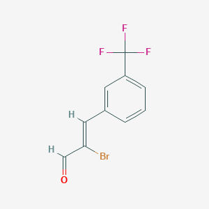 (Z)-2-Bromo-3-(3-(trifluoromethyl)phenyl)acrylaldehyde