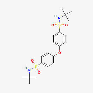 N-(tert-butyl)-4-{4-[(tert-butylamino)sulfonyl]phenoxy}benzenesulfonamide