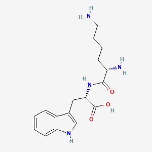 molecular formula C17H24N4O3 B1336149 Lys-trp CAS No. 50674-18-5