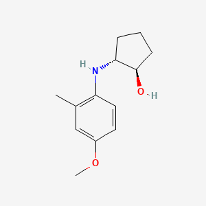 (1R,2R)-2-((4-Methoxy-2-methylphenyl)amino)cyclopentan-1-ol