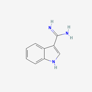 molecular formula C9H9N3 B1336158 1H-Indole-3-carboximidamide CAS No. 764600-87-5