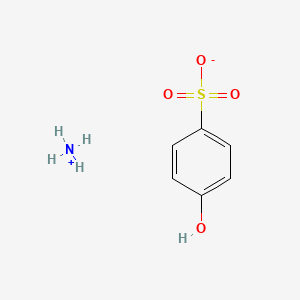 molecular formula C6H9NO4S B13361767 Ammonium 4-hydroxybenzenesulfonate CAS No. 5328-97-2