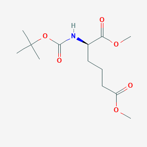 N-[(1,1-Dimethylethoxy)carbonyl]-6-methoxy-6-oxo-D-norleucine Methyl Ester