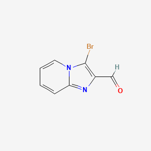 molecular formula C8H5BrN2O B1336182 3-溴咪唑并[1,2-a]吡啶-2-甲醛 CAS No. 59938-40-8