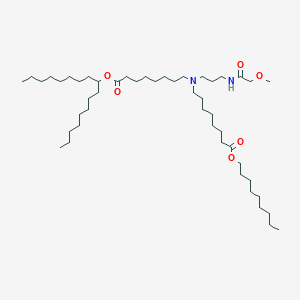 Heptadecan-9-yl 8-((3-(2-methoxyacetamido)propyl)(8-(nonyloxy)-8-oxooctyl)amino)octanoate