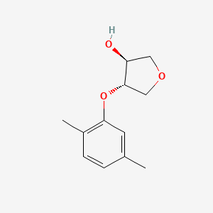 Rel-(3S,4S)-4-(2,5-dimethylphenoxy)tetrahydrofuran-3-ol