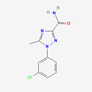 1-(3-chlorophenyl)-5-methyl-1H-1,2,4-triazole-3-carboxamide