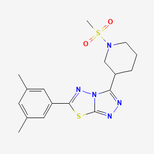 6-(3,5-Dimethylphenyl)-3-[1-(methylsulfonyl)-3-piperidinyl][1,2,4]triazolo[3,4-b][1,3,4]thiadiazole