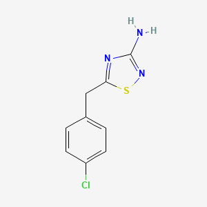 5-(4-Chlorobenzyl)-1,2,4-thiadiazol-3-amine