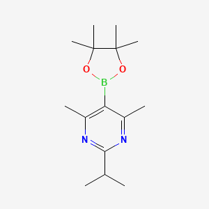 2-Isopropyl-4,6-dimethyl-5-(4,4,5,5-tetramethyl-1,3,2-dioxaborolan-2-yl)pyrimidine